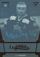 Majeský Igor 22-23 Tipos Extraliga League Legends Auto #LL5