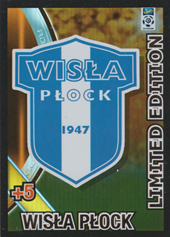 Wisła Płock 17-18 Panini Adrenalyn XL Ekstraklasa Limited Edition Club Badge #LL-WP