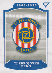 Brno 2023 Dekády fotbalové ligy Vývoj klubového loga #L-006