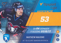 Maione Mathew 17-18 Tipsport Liga Lídri štatistik 2016-17 #S04
