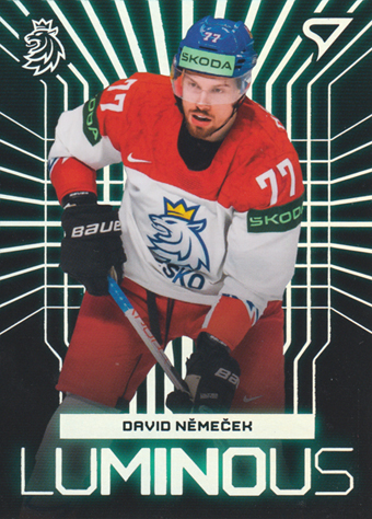 Němeček David 2024 Hokejové Česko Luminous #LS-12