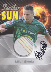 Škoda Milan 2011 Warriors from Ďolíček Leather Sun Autograph #LS-MŠ