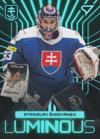 Škorvánek Stanislav 2024 Hokejové Slovensko Luminous Blue #LS-01