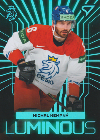Kempný Michal 2024 Hokejové Česko Luminous Blue #LS-08