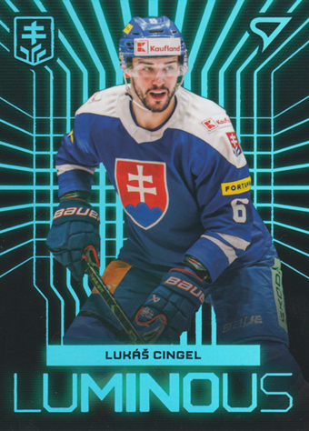 Cingel Lukáš 2024 Hokejové Slovensko Luminous Blue #LS-13