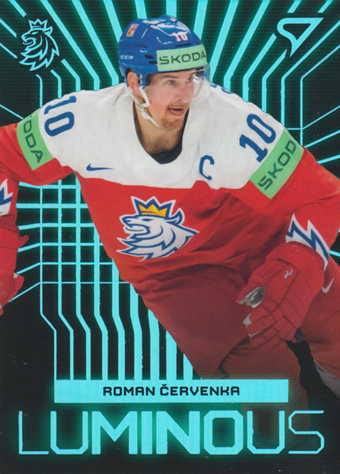Červenka Roman 2024 Hokejové Česko Luminous Blue #LS-14