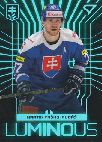 Faško-Rudáš Martin 2024 Hokejové Slovensko Luminous Blue #LS-14