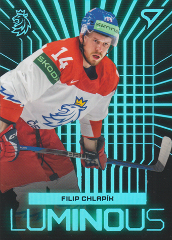 Chlapík Filip 2024 Hokejové Česko Luminous Blue #LS-17