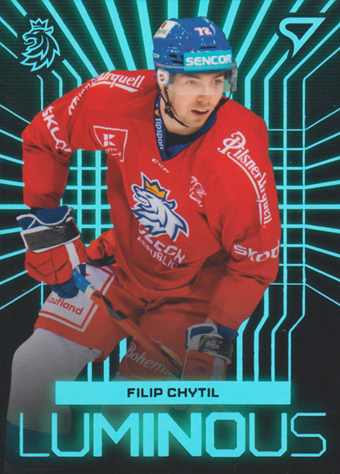 Chytil Filip 2024 Hokejové Česko Luminous Blue #LS-18