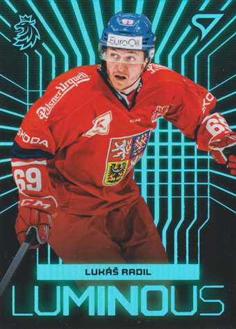 Radil Lukáš 2024 Hokejové Česko Luminous Blue #LS-23