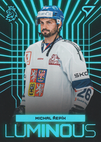 Řepík Michal 2024 Hokejové Česko Luminous Blue #LS-24