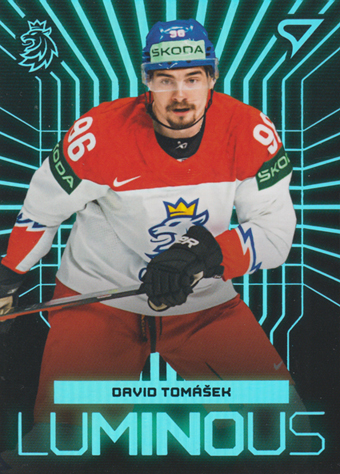 Tomášek David 2024 Hokejové Česko Luminous Blue #LS-26