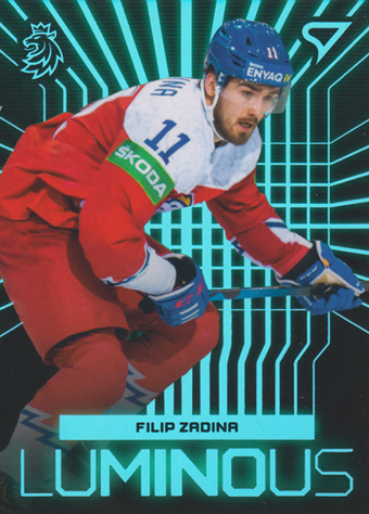 Zadina Filip 2024 Hokejové Česko Luminous Blue #LS-27