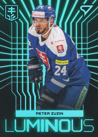 Zuzin Peter 2024 Hokejové Slovensko Luminous Blue #LS-27
