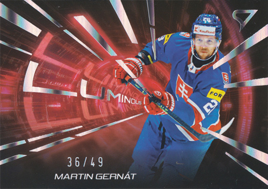 Gernát Martin 2025 Hokejové Slovensko Luminous Red #LS-03