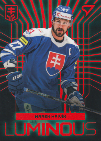 Hrivík Marek 2024 Hokejové Slovensko Luminous Red #LS-15