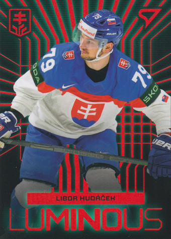 Hudáček Libor 2024 Hokejové Slovensko Luminous Red #LS-16