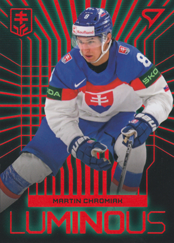 Chromiak Martin 2024 Hokejové Slovensko Luminous Red #LS-17