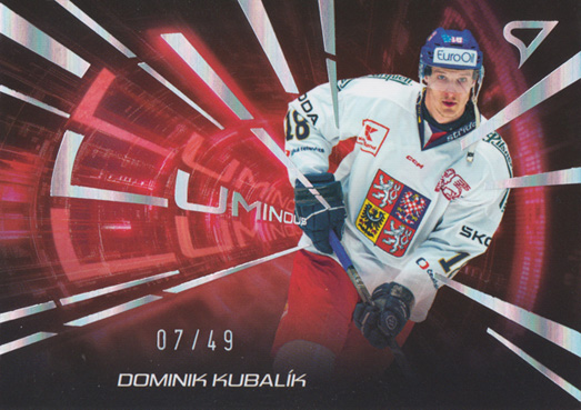 Kubalík Dominik 2025 Hokejové Česko Luminous Red #LS-17