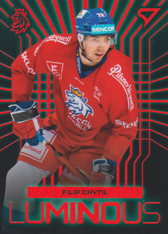 Chytil Filip 2024 Hokejové Česko Luminous Red #LS-18