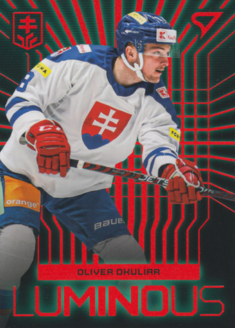 Okuliar Oliver 2024 Hokejové Slovensko Luminous Red #LS-20