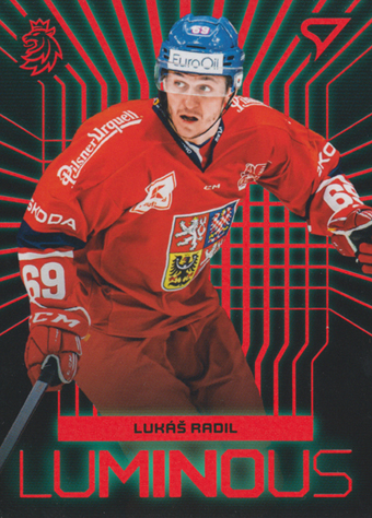Radil Lukáš 2024 Hokejové Česko Luminous Red #LS-23