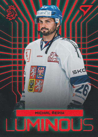 Řepík Michal 2024 Hokejové Česko Luminous Red #LS-24