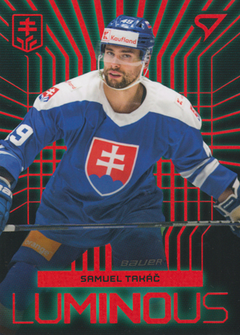 Takáč Samuel 2024 Hokejové Slovensko Luminous Red #LS-25