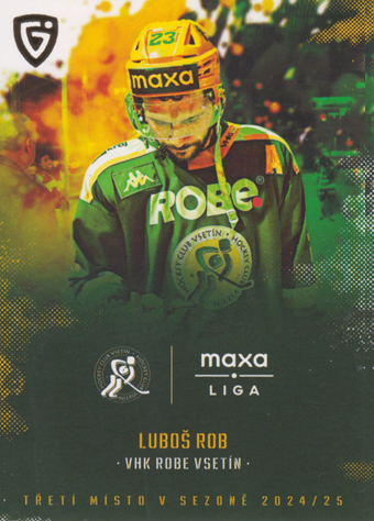 Rob Luboš 24-25 GOAL Cards Maxa liga Medailists #MED-02