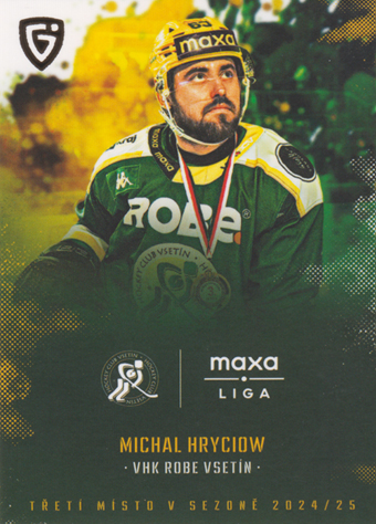 Hryciow Michal 24-25 GOAL Cards Maxa liga Medailists #MED-06