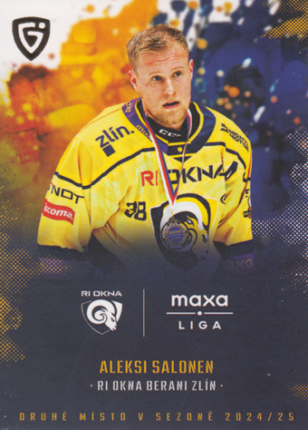 Salonen Aleksi 24-25 GOAL Cards Maxa liga Medailists #MED-08