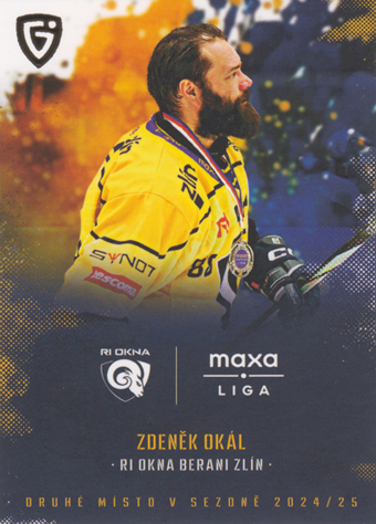 Okál Zdeněk 24-25 GOAL Cards Maxa liga Medailists #MED-12