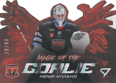 Kiviaho Henri 23-24 Tipsport Extraliga Magic of the Goalie Die Cut Limited #MG-02