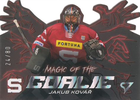 Kovář Jakub 23-24 Tipsport Extraliga Magic of the Goalie Die Cut Limited #MG-07