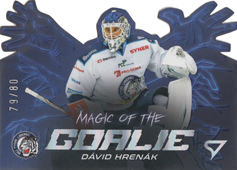 Hrenák Dávid 23-24 Tipsport Extraliga Magic of the Goalie Die Cut Limited #MG-08