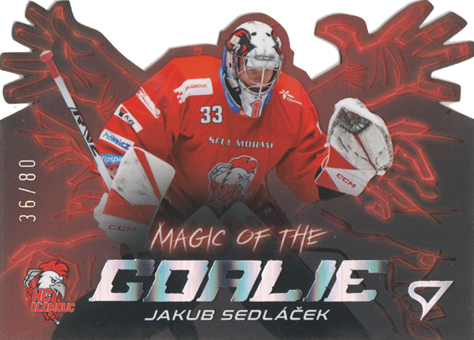 Sedláček Jakub 23-24 Tipsport Extraliga Magic of the Goalie Die Cut Limited #MG-11