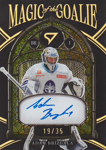 Brízgala Adam 25-26 Tipsport Extraliga Magic of the Goalie Gold Auto #MGS-AB