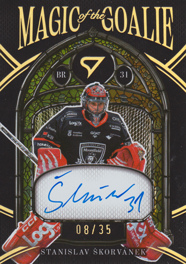 Škorvánek Stanislav 25-26 Tipsport Extraliga Magic of the Goalie Gold Auto #MGS-SS