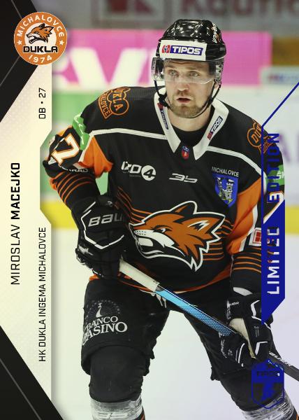 Macejko Miroslav 21-22 Tipos Extraliga Blue #39