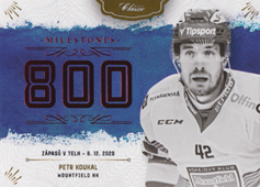 Koukal Petr 20-21 OFS Classic Milestones Red #MS-PKO