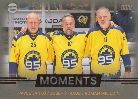 Janků Štraub Meluzín 23-24 GOAL Cards Chance liga Moments #MOM-01