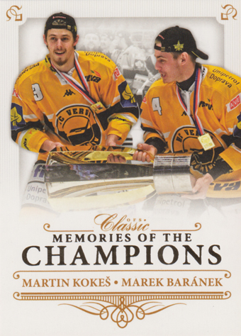 Kokeš Baránek 15-16 OFS Classic Memories of the Champions Gold #MOC-25