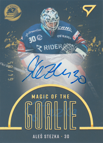 Stezka Aleš 22-23 Tipsport Extraliga Magic of the Goalie Auto #MGS-AS