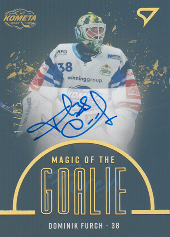 Furch Dominik 22-23 Tipsport Extraliga Magic of the Goalie Auto #MGS-FU