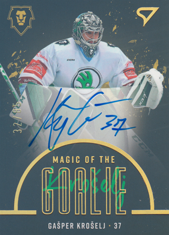 Krošelj Gašper 22-23 Tipsport Extraliga Magic of the Goalie Auto #MGS-GK