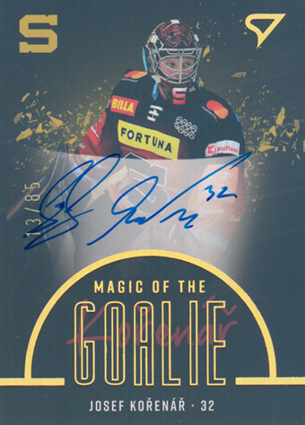 Kořenář Josef 22-23 Tipsport Extraliga Magic of the Goalie Auto #MGS-KO