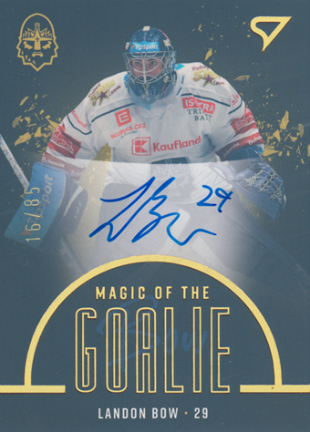 Bow Landon 22-23 Tipsport Extraliga Magic of the Goalie Auto #MGS-LB