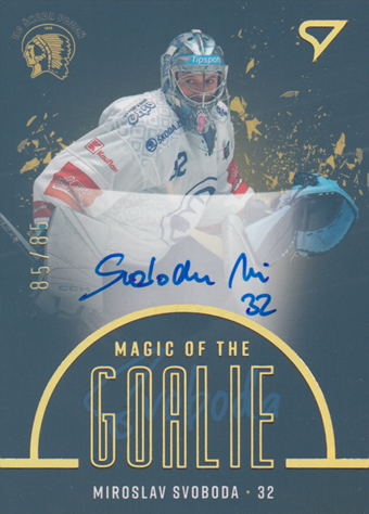 Svoboda Miroslav 22-23 Tipsport Extraliga Magic of the Goalie Auto #MGS-MS