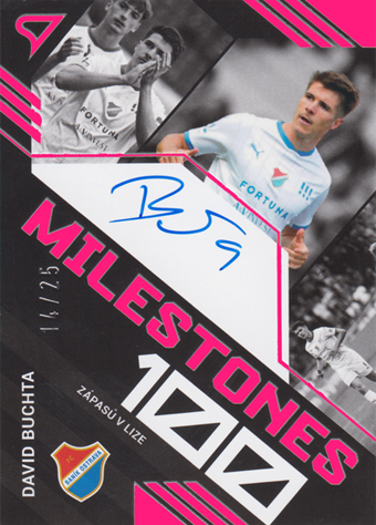 Buchta David 23-24 Fortuna Liga Milestones Auto #MSS-DB