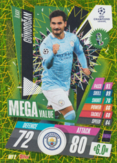 Gündoğan İlkay 20-21 Topps Match Attax Extra CL Mega Value #MV2